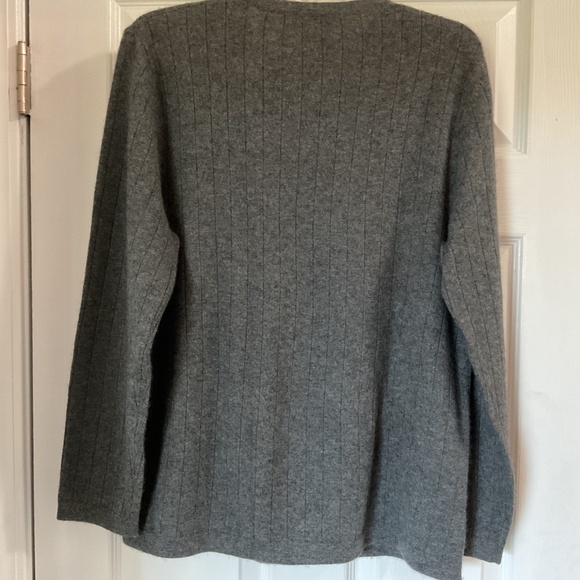 Men’s Apt 9 V-neck Cashmere Sweater, Large - Picture 5 of 5